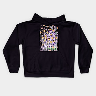 Oil painting colorful bubbles style Kids Hoodie